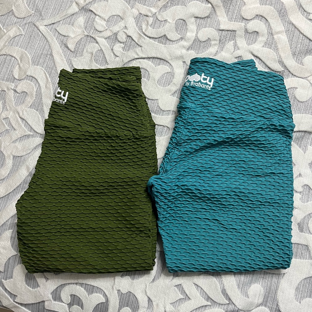 Booty by Brabants croco skin cropped leggings